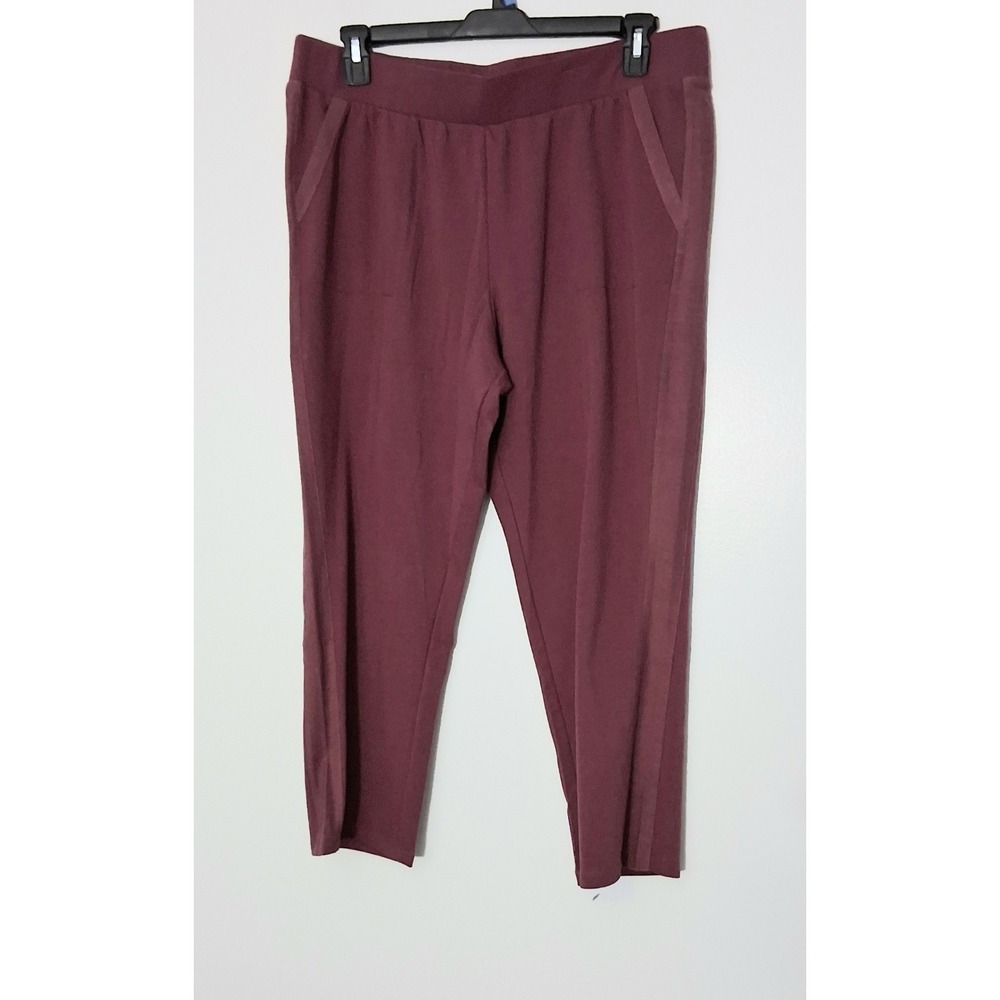 LOGO  Life by Lori Goldstein Pants Women's Size Large Petite‎ Pink Pocket Preown